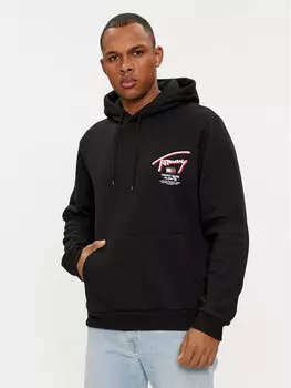 Толстовка обычного кроя Tommy Jeans, черный