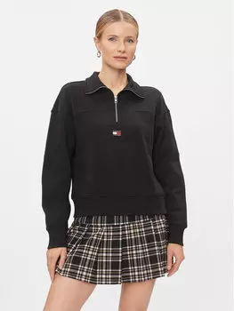 Толстовка обычного кроя Tommy Jeans, черный