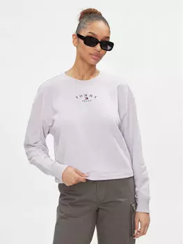 Толстовка обычного кроя Tommy Jeans, фиолетовый