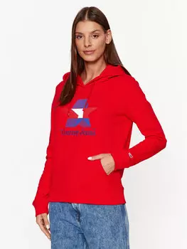 Толстовка обычного кроя Tommy Jeans, красный