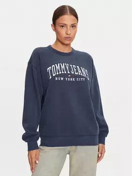 Толстовка обычного кроя Tommy Jeans, синий