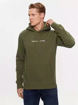 Толстовка обычного кроя Tommy Jeans, зеленый