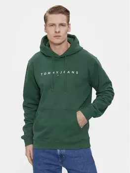 Толстовка обычного кроя Tommy Jeans, зеленый