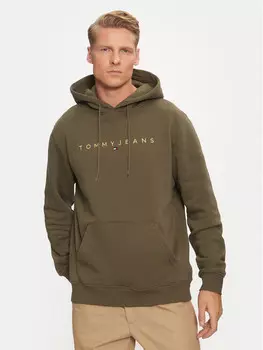 Толстовка обычного кроя Tommy Jeans, зеленый