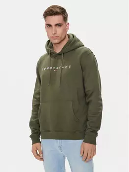 Толстовка обычного кроя Tommy Jeans, зеленый