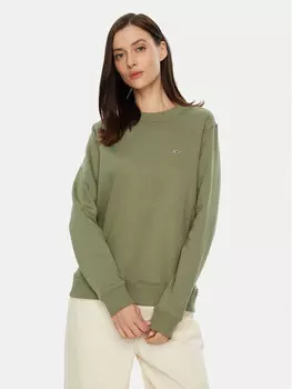 Толстовка обычного кроя Tommy Jeans, зеленый