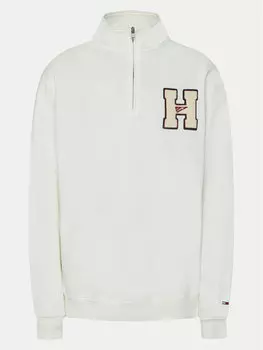 Толстовка обычного кроя Towel Patch DM0DM21263 Tommy Jeans, экрю