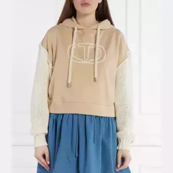 Толстовка обычного кроя Twin-Set, коричневый