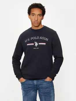 Толстовка обычного кроя U.S. Polo Assn., синий