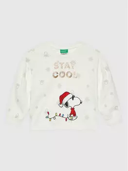 Толстовка обычного кроя United Colors Of Benetton, белый