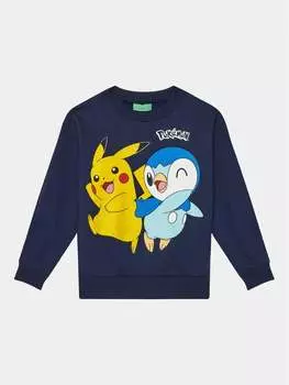 Толстовка обычного кроя United Colors Of Benetton, синий