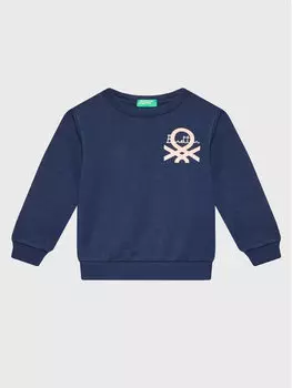 Толстовка обычного кроя United Colors Of Benetton, синий
