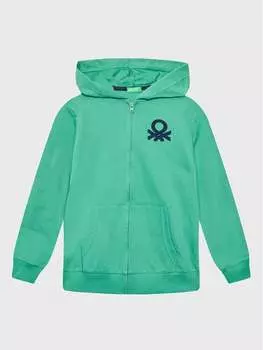 Толстовка обычного кроя United Colors Of Benetton, зеленый