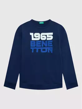 Толстовка обычного кроя United Colors Of Benetton, синий