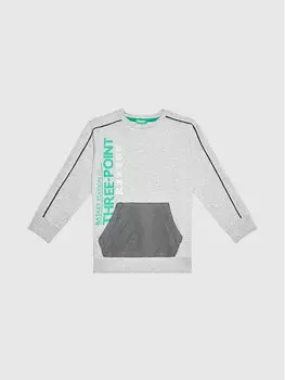 Толстовка обычного кроя United Colors Of Benetton, серый