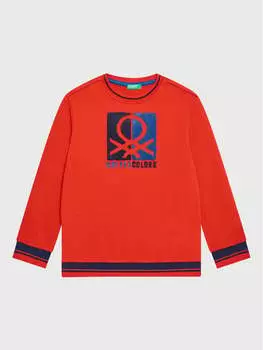 Толстовка обычного кроя United Colors Of Benetton, красный