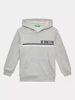 Толстовка обычного кроя United Colors Of Benetton, серый