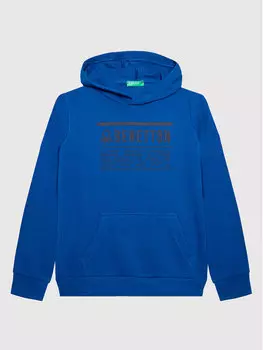 Толстовка обычного кроя United Colors Of Benetton, синий