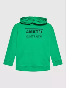Толстовка обычного кроя United Colors Of Benetton, зеленый