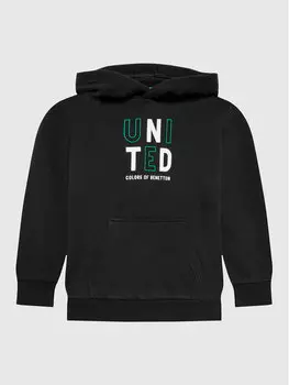 Толстовка обычного кроя United Colors Of Benetton, черный