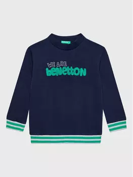 Толстовка обычного кроя United Colors Of Benetton, синий
