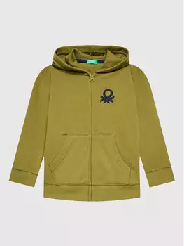 Толстовка обычного кроя United Colors Of Benetton, зеленый