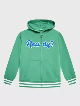 Толстовка обычного кроя United Colors Of Benetton, зеленый