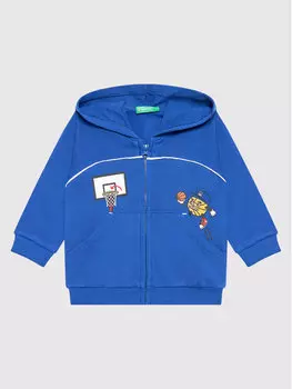 Толстовка обычного кроя United Colors Of Benetton, синий