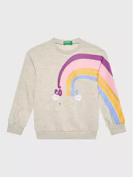 Толстовка обычного кроя United Colors Of Benetton, серый