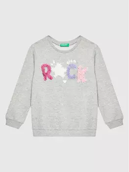 Толстовка обычного кроя United Colors Of Benetton, серый