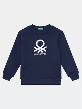 Толстовка обычного кроя United Colors Of Benetton, синий