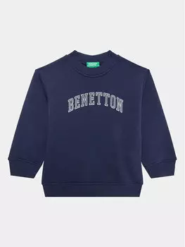 Толстовка обычного кроя United Colors Of Benetton, синий