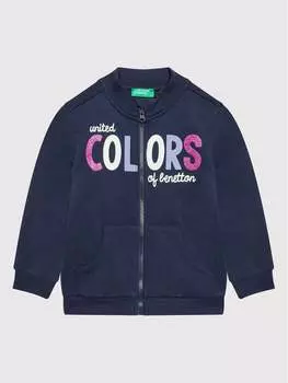 Толстовка обычного кроя United Colors Of Benetton, синий