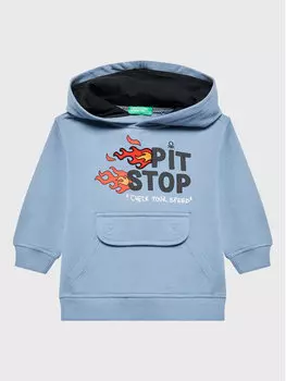 Толстовка обычного кроя United Colors Of Benetton, синий