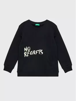 Толстовка обычного кроя United Colors Of Benetton, черный