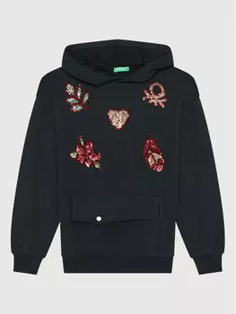 Толстовка обычного кроя United Colors Of Benetton, черный
