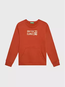 Толстовка обычного кроя United Colors Of Benetton, красный