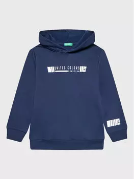 Толстовка обычного кроя United Colors Of Benetton, синий