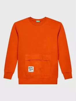 Толстовка обычного кроя United Colors Of Benetton, красный