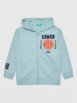 Толстовка обычного кроя United Colors Of Benetton, синий