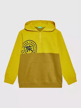 Толстовка обычного кроя United Colors Of Benetton, зеленый