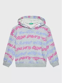 Толстовка обычного кроя United Colors Of Benetton, серый