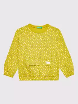 Толстовка обычного кроя United Colors Of Benetton, зеленый