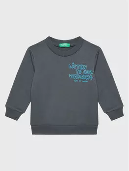 Толстовка обычного кроя United Colors Of Benetton, серый