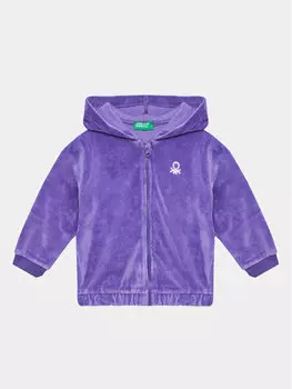 Толстовка обычного кроя United Colors Of Benetton, фиолетовый