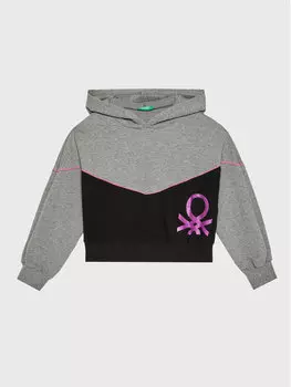 Толстовка обычного кроя United Colors Of Benetton, серый