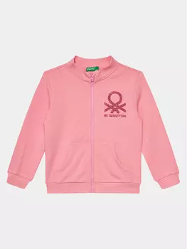 Толстовка обычного кроя United Colors Of Benetton, розовый