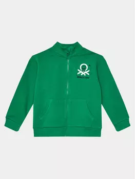Толстовка обычного кроя United Colors Of Benetton, зеленый