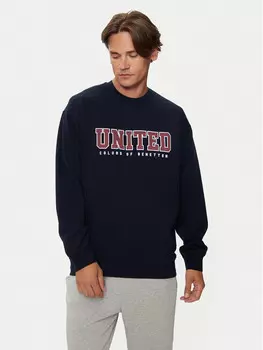 Толстовка обычного кроя United Colors Of Benetton, синий