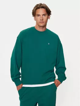 Толстовка обычного кроя United Colors Of Benetton, зеленый